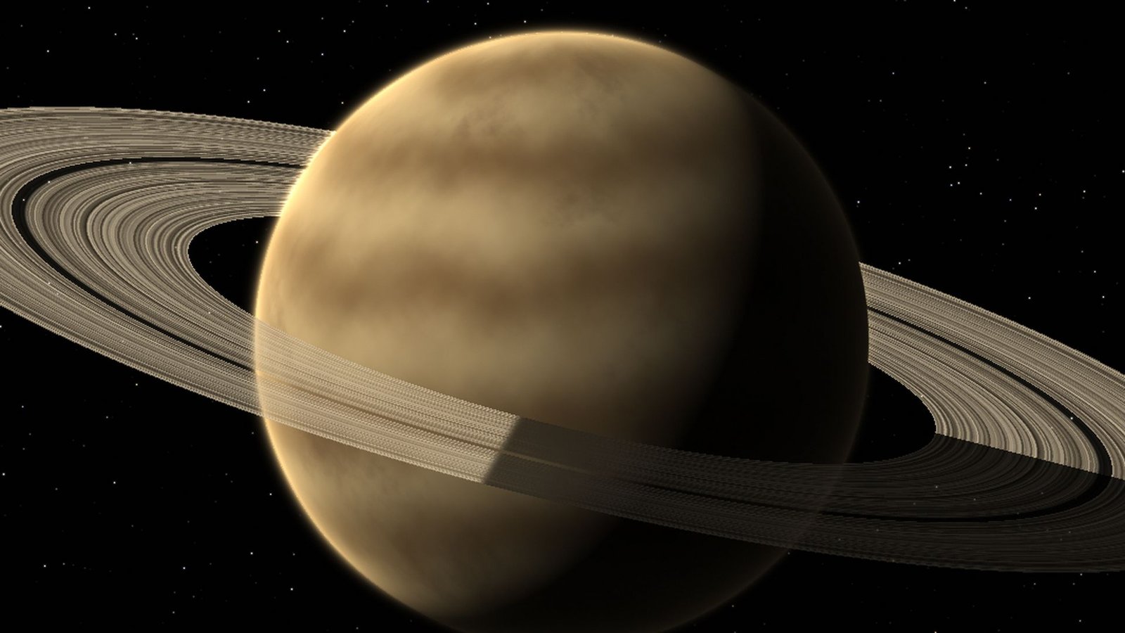 Ringed planet illustration