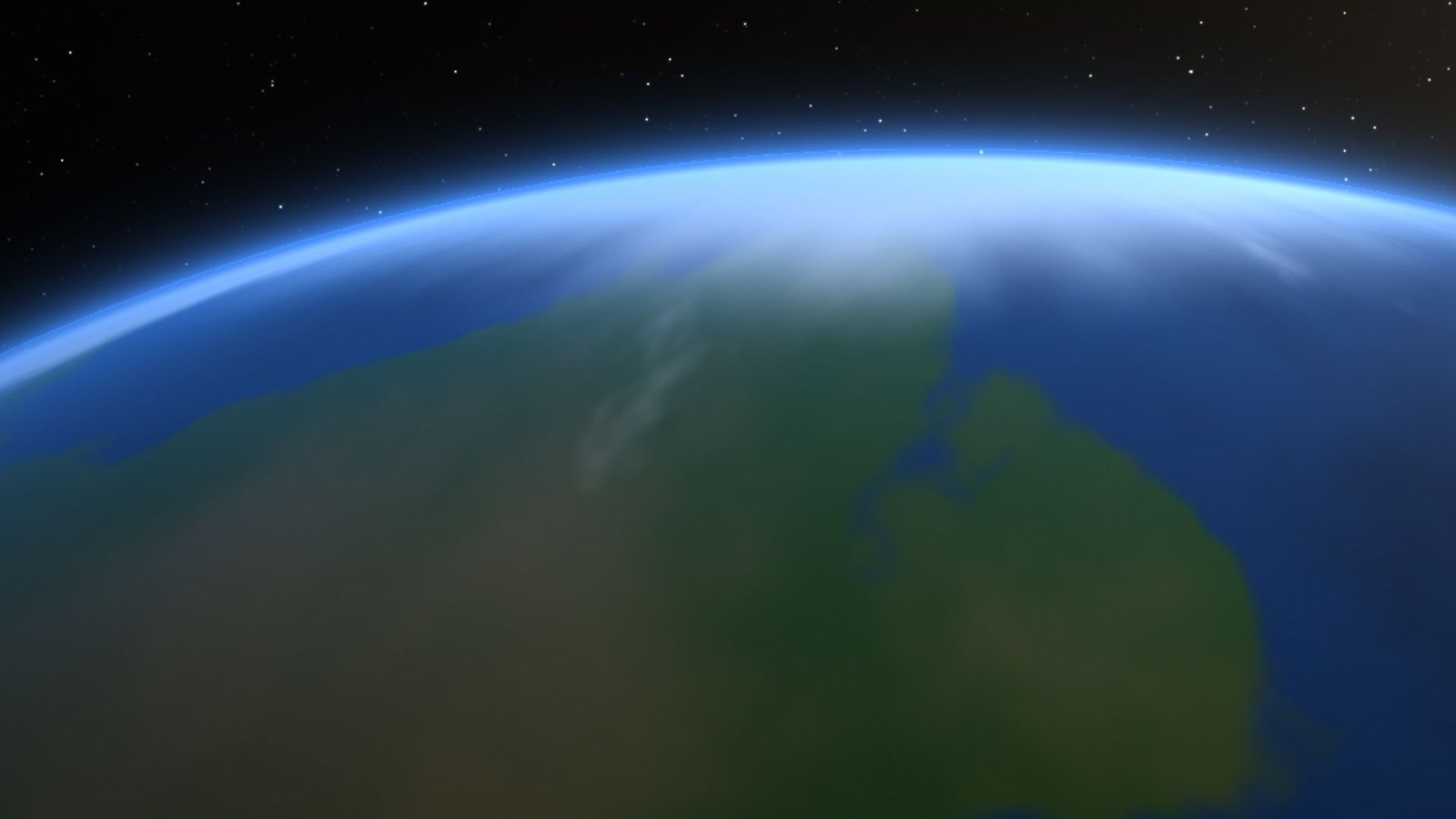 Earth limb illustration