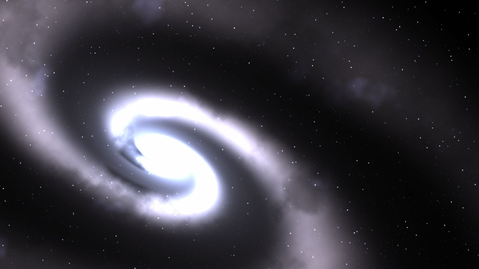 Spiral galaxy, illustration