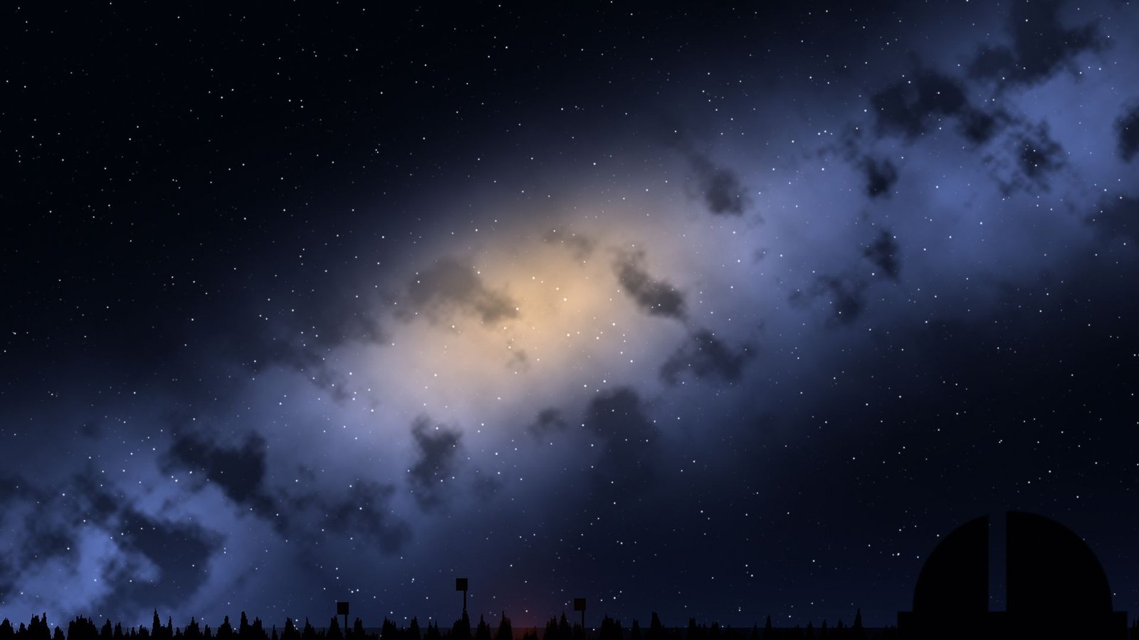 Observing night, illustration