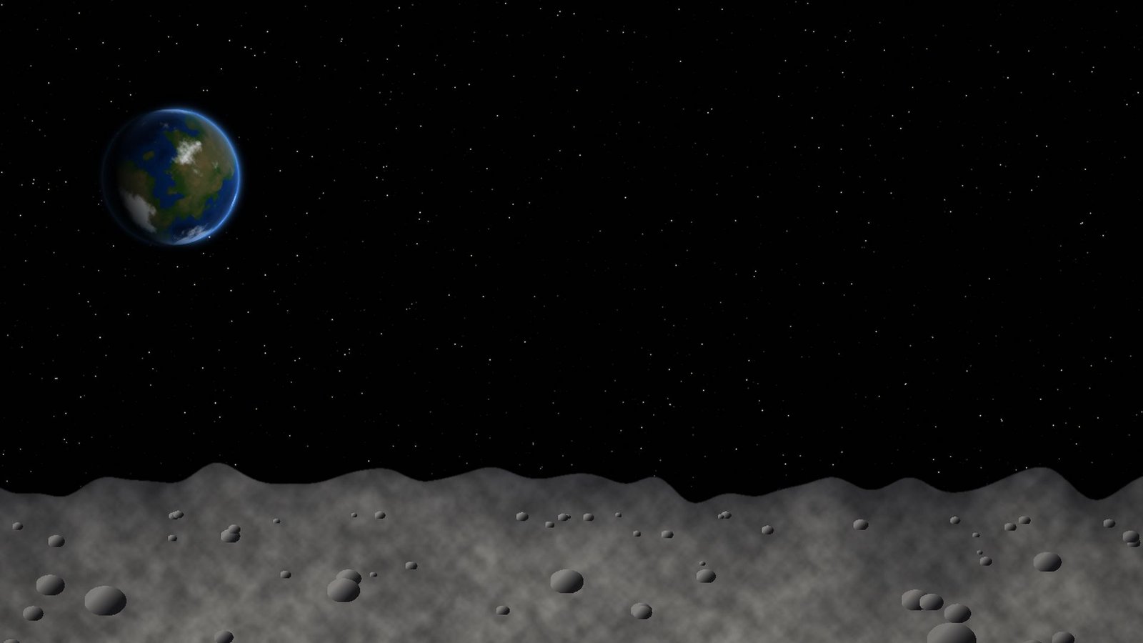 Lunar surface, illustration