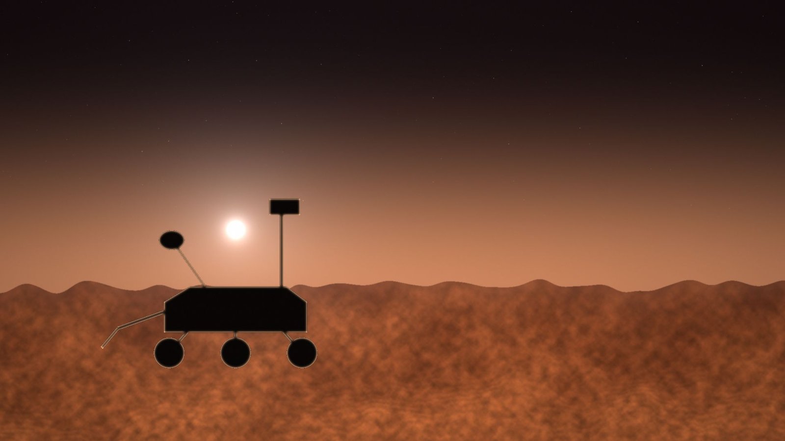 AI and Space Robotics illustration